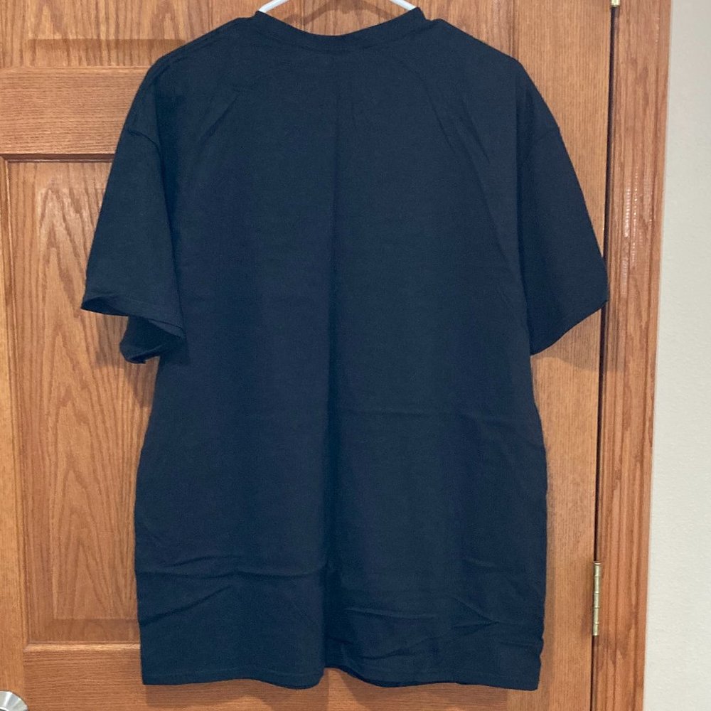 NFL MINNESOTA MN VIKINGS Men's XL 2015 Playoffs Short Sleeve T-Shirt Black NWT - Picture 2 of 4